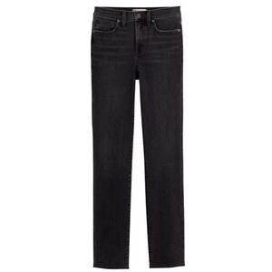 Madewell‎ Stovepipe Jeans Mid Rise Armand Black Wash Black Size 26 NWT (NR514)